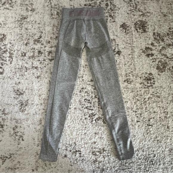 Gymshark Flex High Waisted Taupe Gray Leggings XS - Picture 4 of 6
